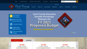 What Ccgov.org website looked like in 2022 (1 year ago)