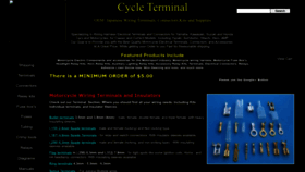 What Cycleterminal.com website looked like in 2022 (1 year ago)