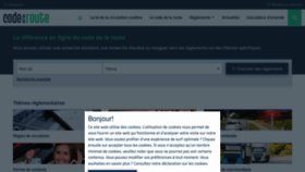 What Code-de-la-route.be website looked like in 2022 (2 years ago)