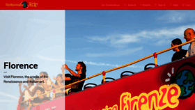 What City-sightseeing.it website looked like in 2022 (1 year ago)