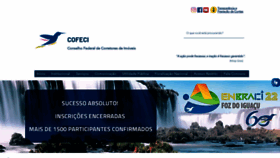 What Cofeci.gov.br website looked like in 2022 (1 year ago)