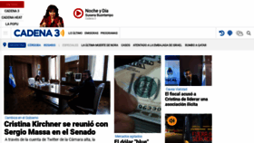 What Cadena3.com.ar website looked like in 2022 (1 year ago)