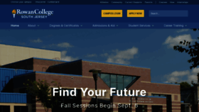 What Cccnj.edu website looked like in 2022 (1 year ago)
