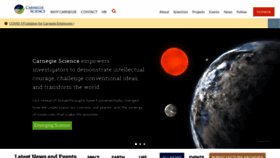 What Carnegieinstitution.org website looked like in 2022 (3 years ago)
