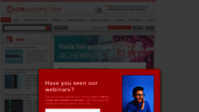 What Chemeurope.com website looked like in 2022 (1 year ago)