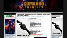 What Comandotorrents.top website looked like in 2022 (1 year ago)