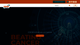What Cocir.org website looked like in 2022 (1 year ago)