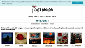 What Craftandfabriclinks.com website looked like in 2022 (1 year ago)