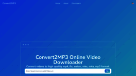 What Convert2mp3s.net website looked like in 2022 (1 year ago)