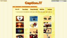 What Caption.it website looked like in 2022 (1 year ago)