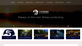 What Catawbariverkeeper.org website looked like in 2022 (1 year ago)