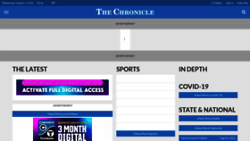 What Chroniclet.com website looked like in 2022 (1 year ago)