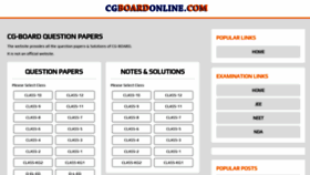 What Cgboardonline.com website looked like in 2022 (1 year ago)