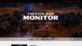 What Civilwarmonitor.com website looked like in 2022 (1 year ago)