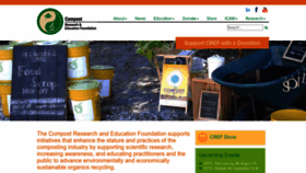 What Compostfoundation.org website looked like in 2022 (1 year ago)