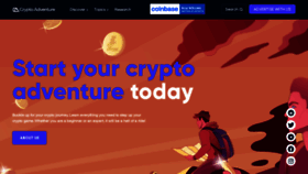 What Cryptoadventure.org website looked like in 2022 (1 year ago)