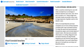 What Cornwall-beaches.co.uk website looked like in 2022 (1 year ago)