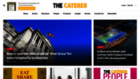What Caterersearch.com website looked like in 2022 (1 year ago)
