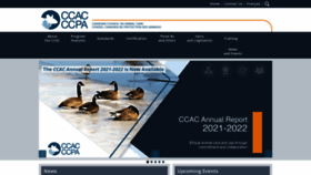 What Ccac.ca website looked like in 2022 (1 year ago)