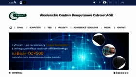 What Cyf-kr.edu.pl website looked like in 2022 (1 year ago)