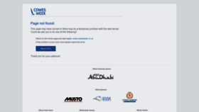 What Cowesweek.co.uk website looked like in 2022 (3 years ago)
