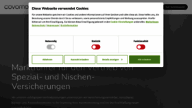 What Covomo.de website looked like in 2022 (1 year ago)