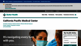 What Cpmc.org website looked like in 2022 (1 year ago)