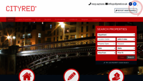 What Cityred.co.uk website looked like in 2022 (1 year ago)