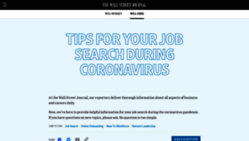 What Careerjournal.com website looked like in 2022 (1 year ago)