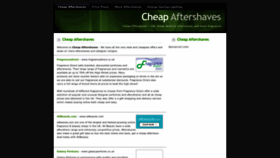 What Cheapaftershaves.co.uk website looked like in 2022 (1 year ago)