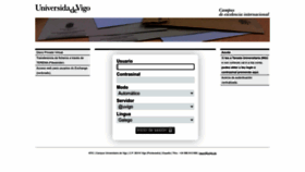 What Correoweb.uvigo.gal website looked like in 2022 (1 year ago)