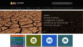What Cm-loures.pt website looked like in 2022 (1 year ago)
