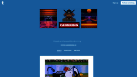 What Canmking.co website looked like in 2022 (1 year ago)