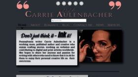 What Carrieaulenbacher.com website looked like in 2022 (1 year ago)