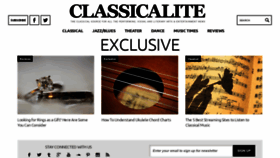 What Classicalite.com website looked like in 2022 (1 year ago)