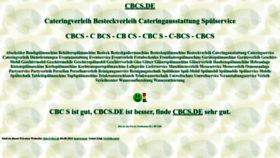 What Cbcs.de website looked like in 2022 (1 year ago)