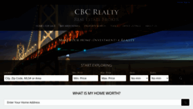 What Cbcrealtors.com website looked like in 2022 (1 year ago)