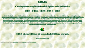 What Cbss.de website looked like in 2022 (1 year ago)