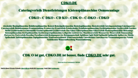 What Cdko.de website looked like in 2022 (1 year ago)