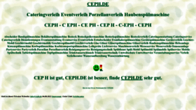 What Ceph.de website looked like in 2022 (2 years ago)