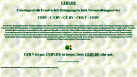 What Cerv.de website looked like in 2022 (1 year ago)