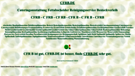 What Cfrb.de website looked like in 2022 (1 year ago)