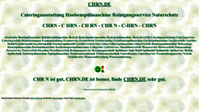 What Chrn.de website looked like in 2022 (1 year ago)