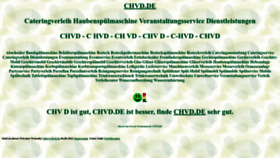 What Chvd.de website looked like in 2022 (1 year ago)