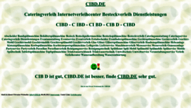What Cibd.de website looked like in 2022 (1 year ago)