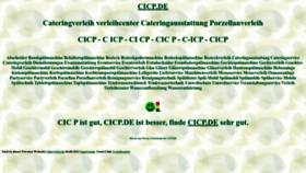 What Cicp.de website looked like in 2022 (1 year ago)