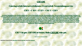 What Ciev.de website looked like in 2022 (1 year ago)