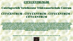 What Citycentrum.de website looked like in 2022 (1 year ago)