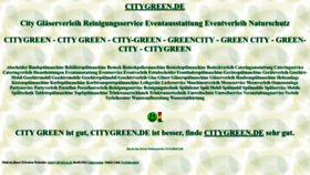 What Citygreen.de website looked like in 2022 (1 year ago)