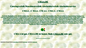 What Cmaa.de website looked like in 2022 (1 year ago)